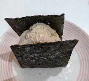 ツナオートミールおにぎとのり